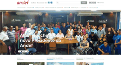 Desktop Screenshot of andef.org.br